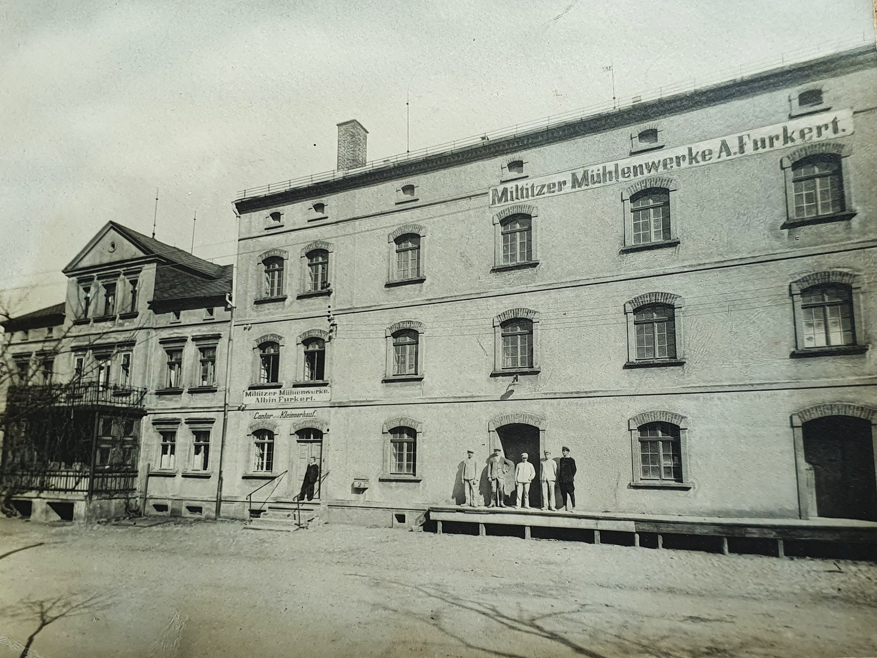 Mühle Miltitz im Jahr 1906 – Übergang an Familie Furkert