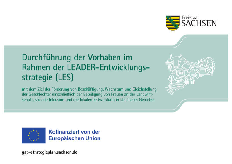 LEADER-Förderung – Kofinanziert von der Europäischen Union und dem Freistaat Sachsen